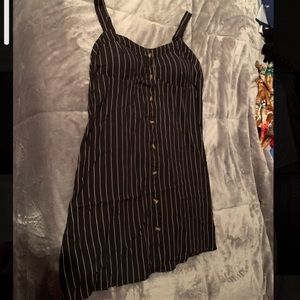 NWT Justify Black Pinstripe Dress